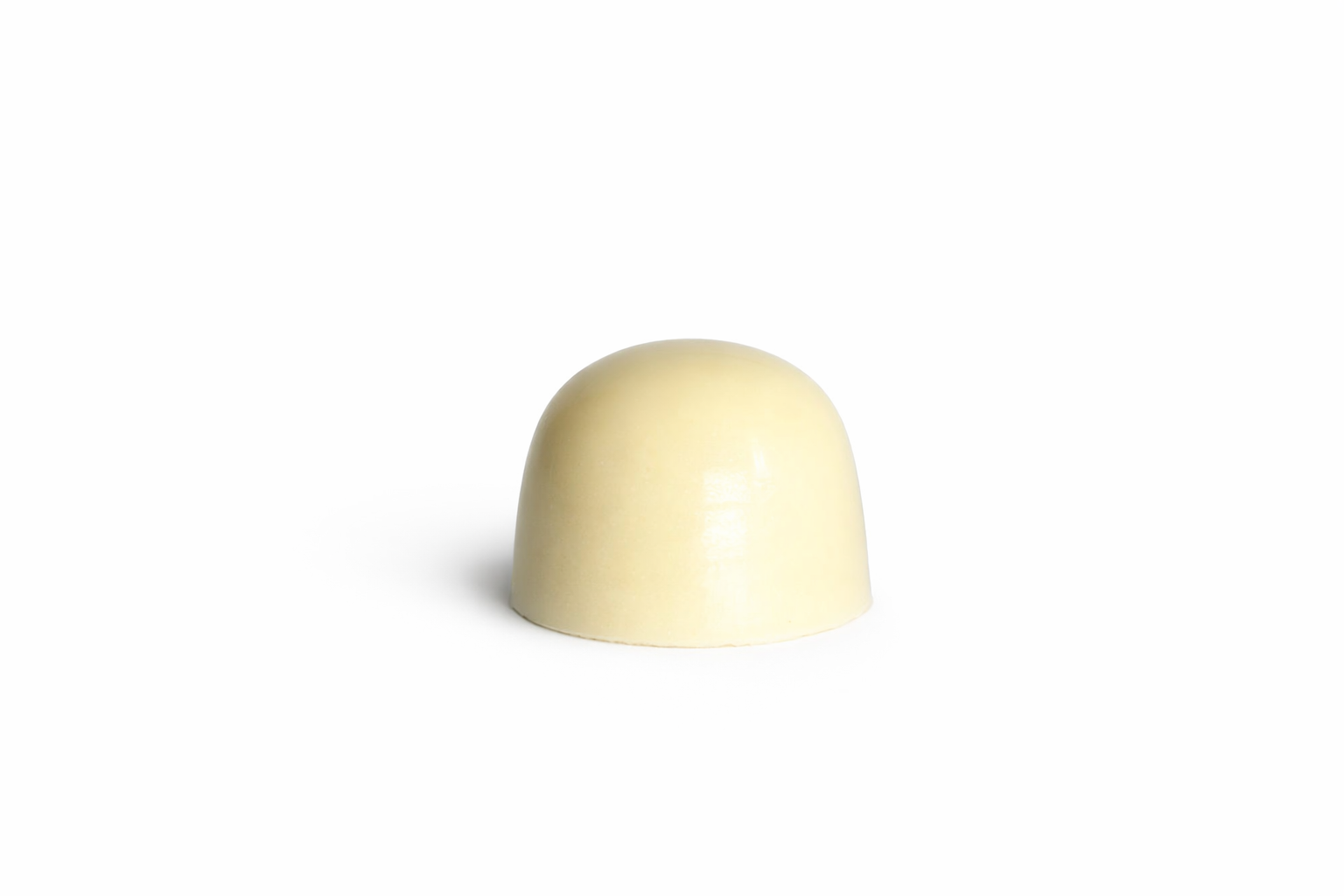Classic White chocolate bonbon with smooth ivory finish